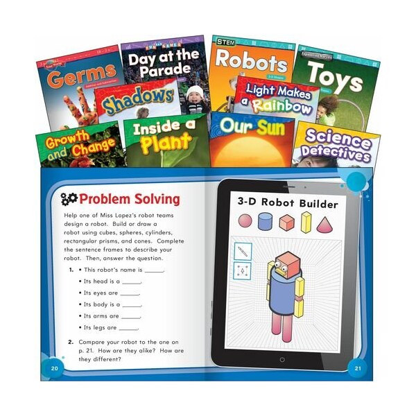 Shell Education Teacher Created Materials Set, STEM, Math/Science, 1st SHL103737 - main